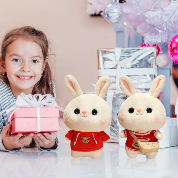 Juguetes para Niñas, Juguetes de Conejo, Lindos Muñecos de Conejo, Juguetes de Peluche, Regalo para Niños, Muñecas de Acción de 30 Cm, Regalo de Navidad para Niños.