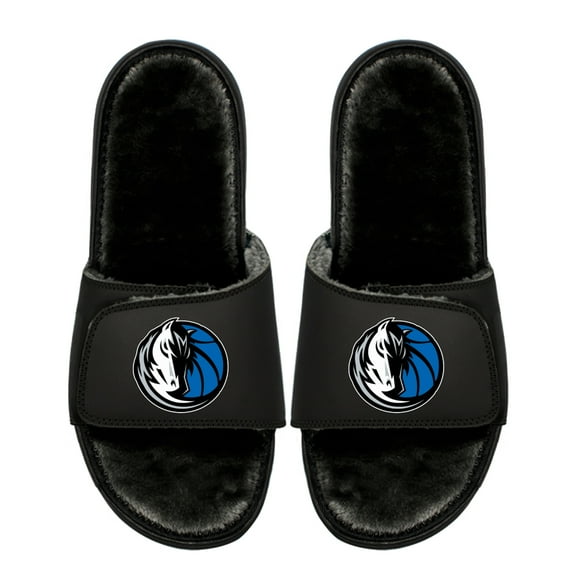 Youth ISlide Dallas Mavericks Logo Fur Slide Sandals