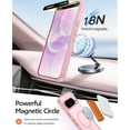 thumbnail image 3 of MISSUNNY for Google Pixel 10 & 10 Pro Case: Pixel 9 & 9 Pro Case | Magnetic Matte Shockproof Rugged Translucent Phone Cover - Military Grade Drop Proof Sturdy Slim Protective Cases (Pink/6.3 Inch), 3 of 4