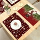 thumbnail image 2 of Christmas Linen Placemat Meal Cushion 32x42cm For Dining Room Kitchen Living Room and Xmas Festival, 2 of 4