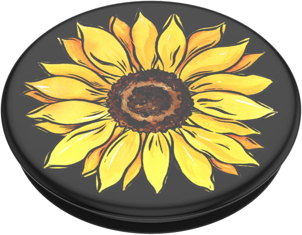 PopSockets Grip with Swappable Top for Cell Phones, PopGrip Sunny Side
