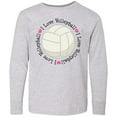 thumbnail image 3 of Inktastic Volleyball Gifts for Girls Long Sleeve Youth T-Shirt, 3 of 5