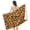 Orange, variant on Leopard Beach Towel 32 X 52 Inch, Microfiber Bath Towel, Orange Black Animal Print, Quick Dry Sand Resistant For Pool Travel