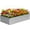 Silver, variant on 4x2x2FT Galvanized Raised Garden Bed Kit, Deep Root Planter Box Outdoor Large Planter Raised Beds for Planting Flowers,Vegetables and Herbs-Silver