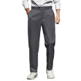 thumbnail image 2 of WIZUTIZ Dress Pants for Men Pleated Slacks Tapered Leg Adjustable Waist Pant Casual Business Formal Suit Pant with Pockets, 2 of 5