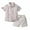White, variant on Toddler Summer Outfits Boys Gentleman Formal Dress Suit Short Sleeve Lapel Shirt Shorts Suit With Belt Tie Children's Wear Burgundy