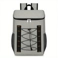 thumbnail image 3 of Nylon Lunch Lunch Bag Outdoor Sports Picnic Storage Bag Large Capacity Thermal Insulated Backpack, 3 of 5