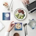 thumbnail image 1 of FMSHPON Merry Christmas Set of 6 Coaster for Drinks, Absorbent Ceramic Stone Coasters Cup Mat with Cork Base for Home Kitchen Room Coffee Table Bar Decor, 1 of 4
