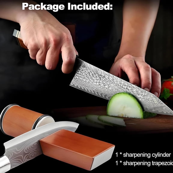 NDIUG-Rolling Knife Sharpener Kit with Diamond Whetstone