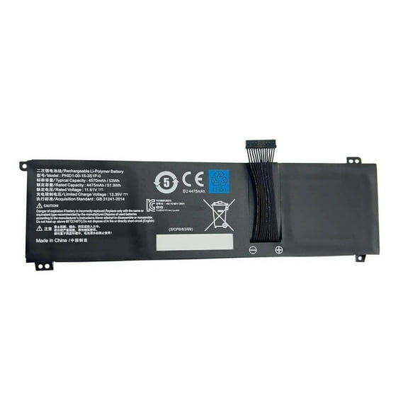 PHID1-00-15-3S1P-0 11.61V 4570mAh Laptop Replacement Battery for Mechrevo F1 / Vision 14/ XPG Xenia 14