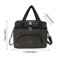 thumbnail image 3 of Insulated Cooler Bag, Large Leakproof Beach Cooler, Lightweight Portable Double Layer Soft-Sided Travel Ice Chest for Camping, Kayaking, Road Trips, Grocery Shopping(Green), 3 of 6