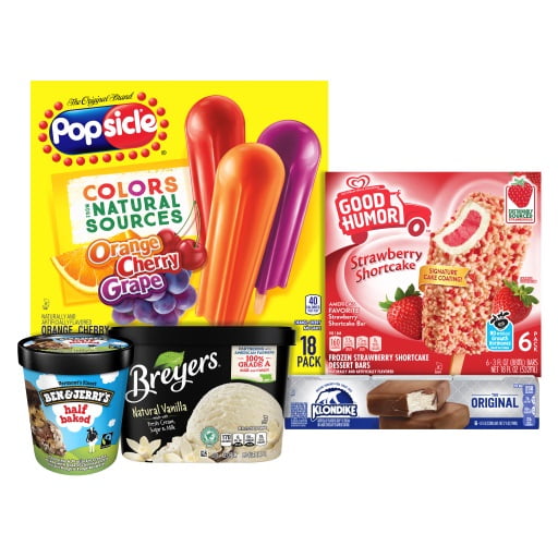 Ice Cream Cool Off Classics Variety Pack, 4.5 oz. 48 oz., 5 Pack
