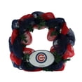 thumbnail image 1 of MLB Chicago Cubs Logo Mesh Holiday Door Wreath, 1 of 3