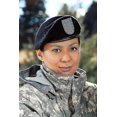 thumbnail image 4 of British Military Berets With Leather Sweatband, Adjustbale Army Black Wool Beret, 4 of 5