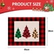 thumbnail image 2 of Mantel individual de árbol de Navidad, mantel individual de invierno, para decoración de cocina, comedor y reuniones familiares al aire libre, 2 of 5