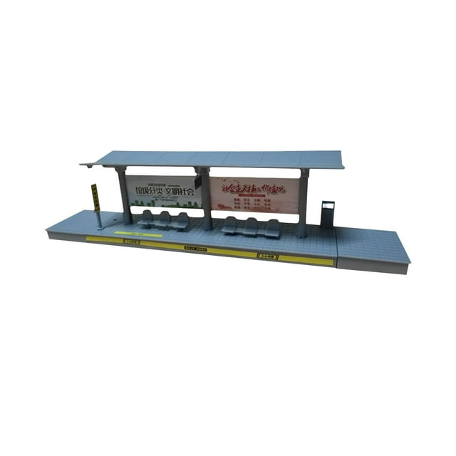 Parada de espera de autobús a escala 1/64 Strade Fareast Limited Modelo de construcción en miniatura