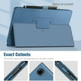 thumbnail image 6 of Fintie PU Leather Cases for Onn. 8" Tablet Gen 3 (2022 Model 100071483) - Folio Cover With Stylus Holder, Ocean Blue, 6 of 7