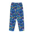 thumbnail image 3 of Lsque Submarines And Whales Print Women's Pajama Pants, Lounge Pant - Comfortable Home Wear,Elastic Waistband, Stylish Design-Large, 3 of 9