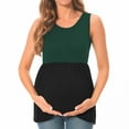 thumbnail image 2 of Beaisland 3 Pack Women Maternity Tank Tops Sleeveless Pregnancy Tank Shirts Postpartum Tops Basic Shirts Summer, 2 of 7