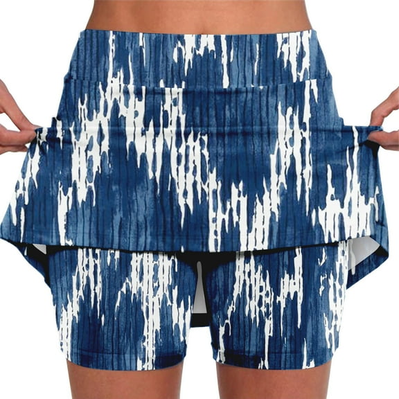 JBXKXYW Women's Skort Women's Pocket Pants Solid Color Mid Rise Culottes Short Skirt Leggings Tennis Skorts for Women Women's Skorts Skorts for Woman(Hot Pink,XXXXL)