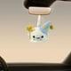 thumbnail image 3 of xihome Llavero de fantasma tejido de Halloween, colgante para coche, lindo accesorio para muñeco con sombrero en morado, amarillo y azul, 3 of 6