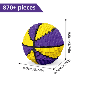 Basketball Building Blocks 860Pieces Micro Building Set STEM Educational Toy for Kids Ages 14+ Basketball Bricks for Gifts