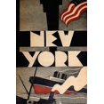 thumbnail image 2 of Vintage Apple Collection 11x14 Gold Ornate Wood Framed with Double Matting Museum Art Print Titled - art_deco_NYC, 2 of 4