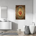 thumbnail image 6 of Jesus Sacred Heart Canvas Poster Wall Art Picture Prints Hanging Photo, 6 of 6