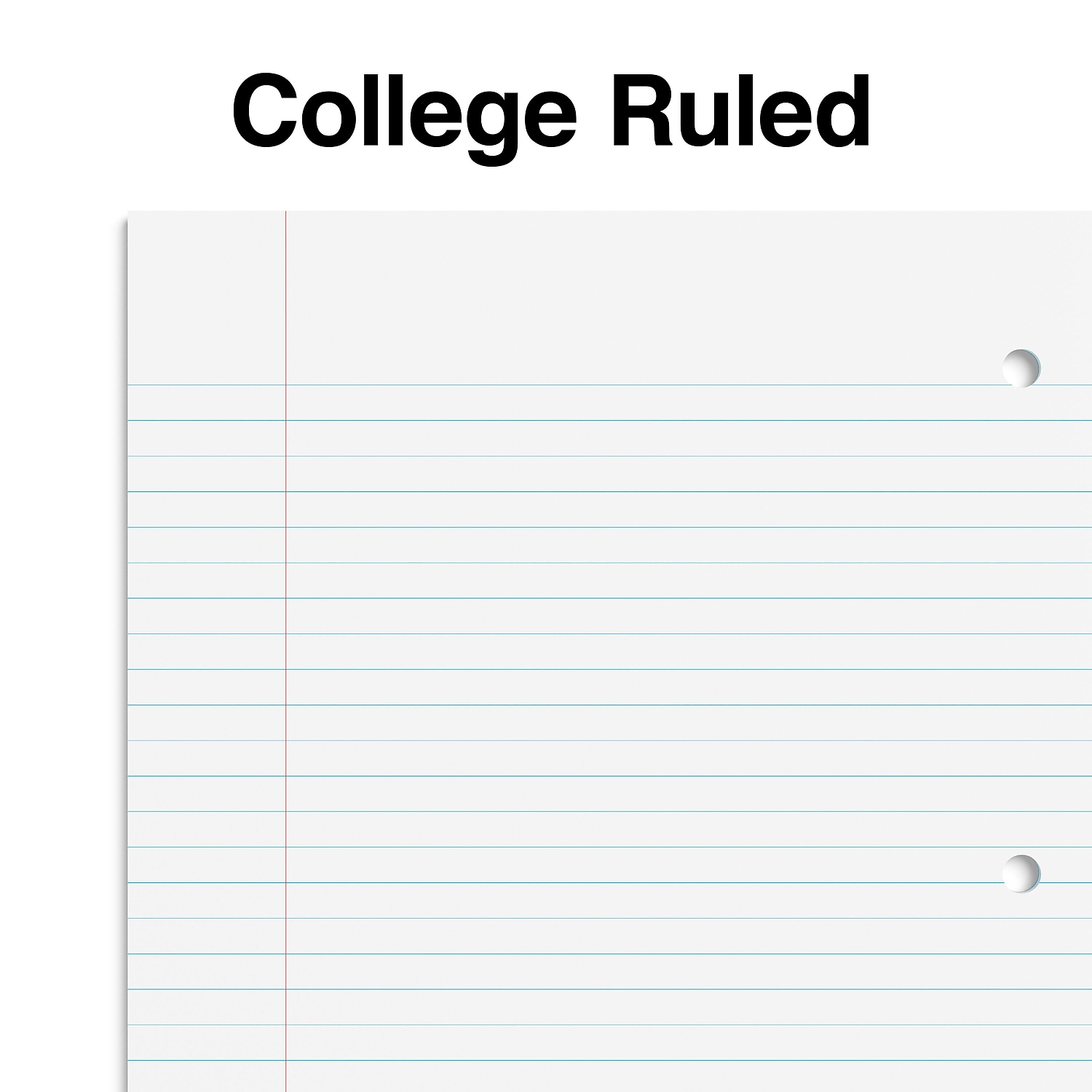 Staples 1 Subject Notebook 8" x 10-1/2" College Ruled 48 pack 27498CT
