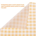 thumbnail image 4 of Uxcell 100pcs Square Checkered Wax Paper Sheets 9.84" x 9.84" for Sandwich Baking Paper, Yellow, 4 of 7