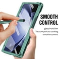 thumbnail image 6 of Dteck for Samsung Galaxy Z Fold 6 Pen Holder Case 2024,Foldable Screen Protective Case with Hinge Protection Heavy Duty Shockproof Dropproof Z Fold 6 Phone Case with Stand Stylus, Green, 6 of 7