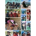 thumbnail image 7 of Minzimin 2 Pack Women Ponytail Summer Sun Hat UV Protection Wide Brim Foldable Safari Fishing Cap, 7 of 7