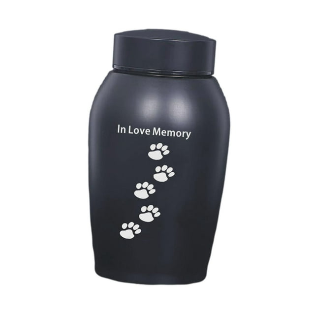 Urne Commémorative pour Crémation, Souvenirs en Acier Inoxydable Durable, Urne Souvenir pour Animaux