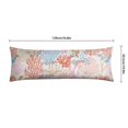 thumbnail image 6 of Long Body Pillow Cover – Soft & Breathable, Hidden Zipper, 20"x54", Ocean Theme with Starfish, Seahorse & Coral Print – Gift for Side Sleepers, Pregnancy, Beach & Nautical Decor, 6 of 7