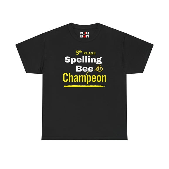 DJH Apparel Funny Spelling Bee Champeon Comical Unisex T-shirt