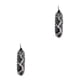thumbnail image 2 of Jumpingount Colgantes de columna de cristal, accesorio Hexagonal, joyería de mano para adultos para el hogar, joyería de envoltura de alambre Ónix negro 2Conjunto, 2 of 6