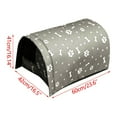 thumbnail image 1 of LSLJS Maison d'Hiver pour Chat d'Extérieur Maison pour Chat Maison Rembourrée pour Chat Maison Pliable pour Chat Errant Imperméable en Oxford Écran Solaire, 1 of 2