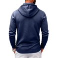 thumbnail image 4 of Hearthz Zipper Hoodies for Men Long Sleeve Hoodie Jackets for Men Streetwear Oversized Fall Winter Mens Hoodies with Pocket Navy XXXL, 4 of 5