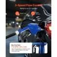 thumbnail image 4 of KFFKFF 3/4-Inch Barb Diesel Exhaust Fluid Nozzle, Max Flow Rate 11.6 GPM, Auto Shut Off Dispenser Nozzle with 3-Speed Trigger Lock, Blue, 4 of 9