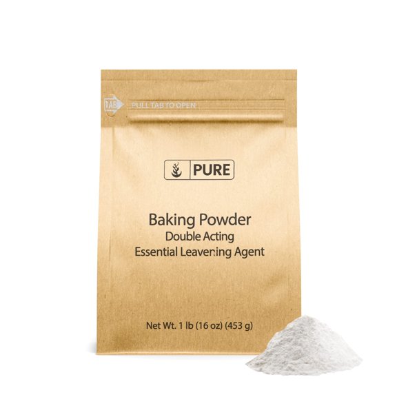 Pure Original Ingredients Baking Powder 1 lb Double Acting, Leavening Agent, Cakes & Biscuits
