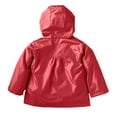 thumbnail image 3 of Dezsed 2022 Fall Winter Girls Raincoat Coat Long Sleeve Hooded Outerwear for Kids 8M-5Y Children Windbreaker Rain Jacket Birthday Gift School Outfit, 3 of 4