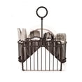 thumbnail image 2 of Gourmet Basics by Mikasa Rope Picnic Caddy, Antique Black, 2 of 2