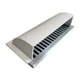 thumbnail image 5 of Prima Decorative Hardware Floor Vent Air Deflector / Diverter 4"x12" - Dome Design Heavy Duty Cast Aluminum White - Pack of 5, 5 of 12