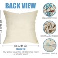 thumbnail image 2 of Hello Winter Blue Gnome Decorative Pillow Cover 18 x 18 Set of 4, It''s Cold Outside Snowflakes Coffee Leopard Let It Snow Farmhouse Pillowcases, Buffalo Plaid Check Wooden Tiered Tray Decors, 2 of 6