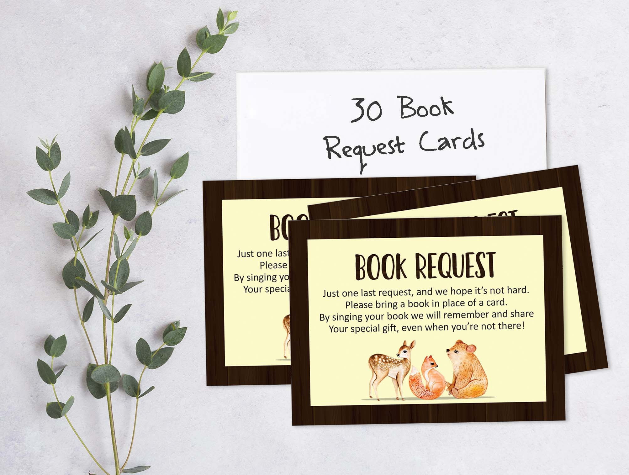 Inkdotpot 30 Books For Baby Shower Request Cards Bring A Book Instead Of A Card Jungle Animals Its a Boy Its a Girl Baby Shower Invitations Inserts Games