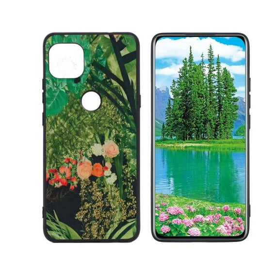 Floral-275 Phone Case, Degined for Motorola G 5G Case Men Women, Flexible Silicone Shockproof Case for Motorola G 5G
