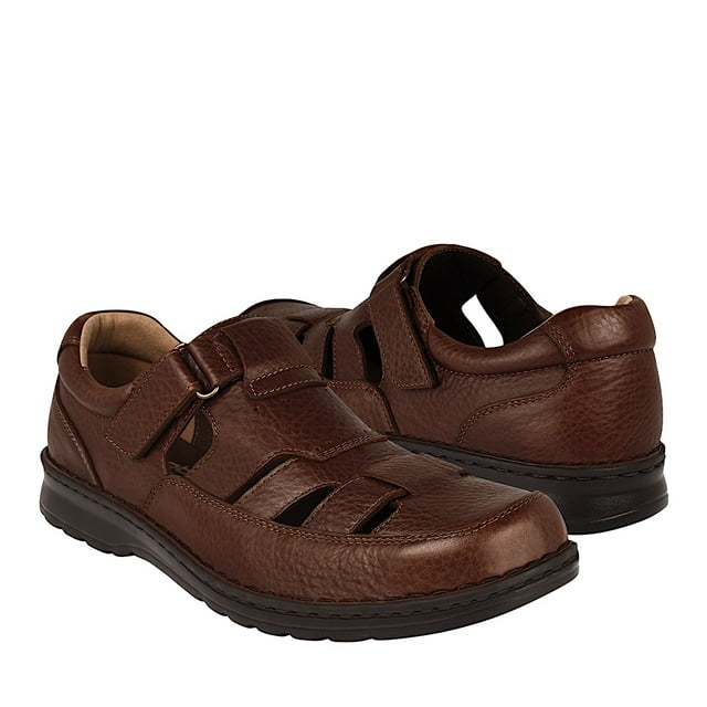 HUARACHES CABALLERO LOBO SOLO 6523 PIEL CAFÉ