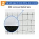 thumbnail image 3 of Red de voleibol deportiva al aire libre con cable de acero Red de voleibol profesional blanca, 3 of 9