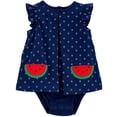 thumbnail image 1 of Sunsuit Child of Mine Azul 18M Tela estampada con sandías, 1 of 4