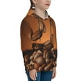 thumbnail image 3 of Sikiie Coffee Beans Youth Hoodie Sweatshirt Pullover Hooded Classic Casual Essentials Hoodiefor Boys Girls Kids -X-Large, 3 of 6